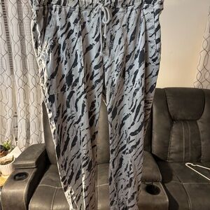 Cloth & Stone Black and White Patterned Joggers